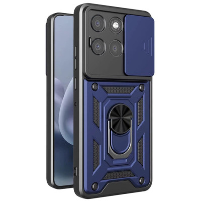 Протиударний чохол Camshield Serge Ring для Motorola Moto G15 / Moto G15 Power / Moto G17 / Moto G17 Power- синій