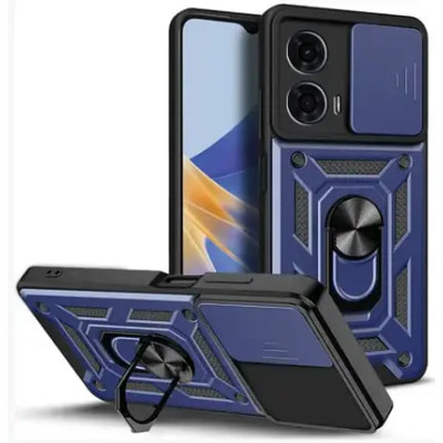Протиударний чохол Camshield Serge Ring для Motorola Moto G24 / G04 / G04s / E14- синій