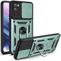 Протиударний чохол Camshield Serge Ring для Samsung S20 FE- зелений