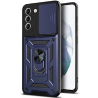 Протиударний чохол Camshield Serge Ring для Samsung S21 FE- синій