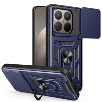 Протиударний чохол Camshield Serge Ring для Xiaomi 15T- синій Протиударний чохол Camshield Serge Ring для Xiaomi 15T- синій