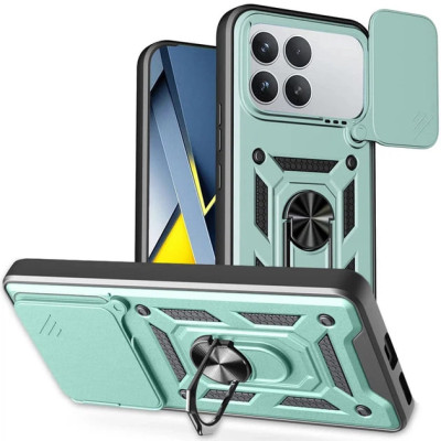 Протиударний чохол Camshield Serge Ring для Xiaomi Poco F8 Pro- зелений Протиударний чохол Camshield Serge Ring для Xiaomi Poco F8 Pro- зелений