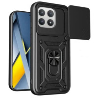 Протиударний чохол Camshield Serge Ring для Xiaomi Poco F8 Pro- чорний Протиударний чохол Camshield Serge Ring для Xiaomi Poco F8 Pro- чорний