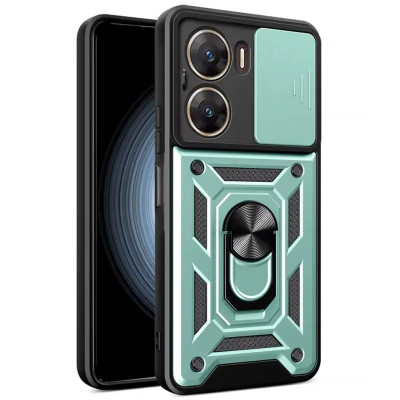 Протиударний чохол Camshield Serge Ring для Xiaomi Poco X7 Pro- зелений Протиударний чохол Camshield Serge Ring для Xiaomi Poco X7 Pro- зелений