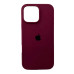 Накладка (з мікрофіброю) Silk with Magnetic для iPhone 12 Pro Max- сливовий