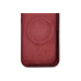 Накладка (з мікрофіброю) Silk with Magnetic для iPhone 13- сливовий