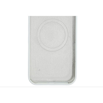 Накладка (з мікрофіброю) Silk with Magnetic для iPhone 16 Pro Max- білий