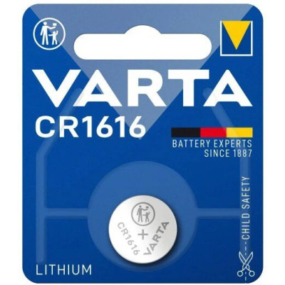 Батарейка CR1616 Varta 3V (ціна за 1шт) Батарейка CR1616 Varta 3V (ціна за 1шт)