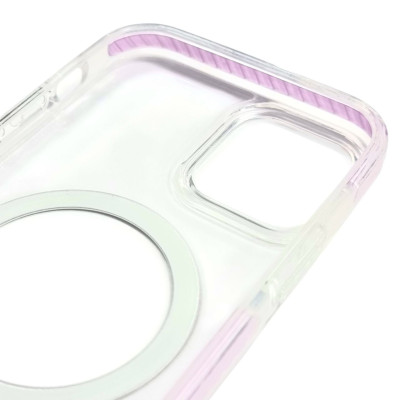 Накладка Shine MagCase Purple для iPhone 12 Pro Max- прозорий Накладка Shine MagCase Purple для iPhone 12 Pro Max- прозорий