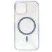 Накладка Shine MagCase Blue для iPhone 13 Pro- прозорий