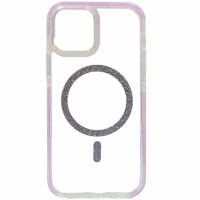 Накладка Shine MagCase Purple для iPhone 15 Pro Max- прозорий