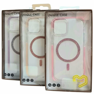 Накладка Shine MagCase Silver для iPhone 16- прозорий Накладка Shine MagCase Silver для iPhone 16- прозорий