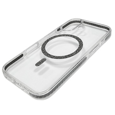 Накладка Shine MagCase Grey для iPhone 16- прозорий Накладка Shine MagCase Grey для iPhone 16- прозорий