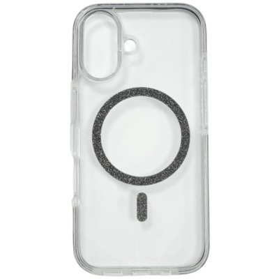 Накладка Shine MagCase Grey для iPhone 16- прозорий Накладка Shine MagCase Grey для iPhone 16- прозорий
