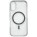 Накладка Shine MagCase Grey для iPhone 16- прозорий