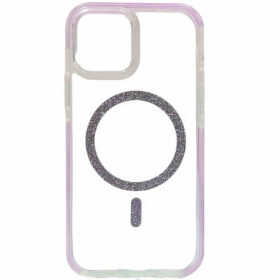 Накладка Shine MagCase Purple для iPhone 16 Pro Max- прозорий Накладка Shine MagCase Purple для iPhone 16 Pro Max- прозорий