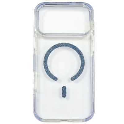 Накладка Shine MagCase Blue для iPhone 17 Pro- прозорий Накладка Shine MagCase Blue для iPhone 17 Pro- прозорий