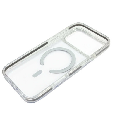 Накладка Shine MagCase Silver для iPhone 17 Pro Max- прозорий Накладка Shine MagCase Silver для iPhone 17 Pro Max- прозорий