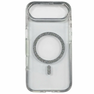 Накладка Shine MagCase Silver для iPhone 17 Air- прозорий Накладка Shine MagCase Silver для iPhone 17 Air- прозорий