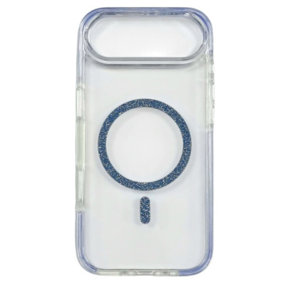 Накладка Shine MagCase Blue для iPhone 17 Air- прозорий Накладка Shine MagCase Blue для iPhone 17 Air- прозорий