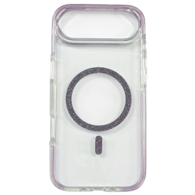 Накладка Shine MagCase Purple для iPhone 17 Air- прозорий Накладка Shine MagCase Purple для iPhone 17 Air- прозорий