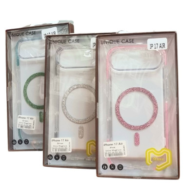 Накладка Shine MagCase Orang для iPhone 17 Air- прозорий Накладка Shine MagCase Orang для iPhone 17 Air- прозорий
