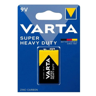Батарейка 6F22 (крона) Varta Super Heavy Duty (ціна за 1шт) Батарейка 6F22 (крона) Varta Super Heavy Duty (ціна за 1шт)