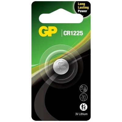 Батарейка CR1225 GP 3V 1bl (ціна за 1шт) Батарейка CR1225 GP 3V 1bl (ціна за 1шт)
