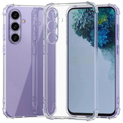 Накладка GETMAN посилені кути для Samsung S23 FE- прозорий Накладка GETMAN посилені кути для Samsung S23 FE- прозорий