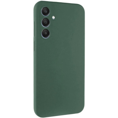 Накладка (з мікрофіброю) GETMAN Liquid Silk Full Camera для Samsung S26 / S26 Pro- темно-зелений Накладка (з мікрофіброю) GETMAN Liquid Silk Full Camera для Samsung S26 / S26 Pro- темно-зелений