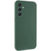 Накладка (з мікрофіброю) GETMAN Liquid Silk Full Camera для Samsung S26 / S26 Pro- темно-зелений