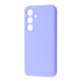 Накладка (з мікрофіброю) GETMAN Liquid Silk Full Camera для Samsung S26 / S26 Pro- бузковий
