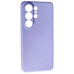 Накладка (з мікрофіброю) GETMAN Liquid Silk Full Camera для Samsung S26 Ultra- бузковий