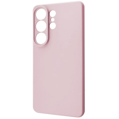 Накладка (з мікрофіброю) GETMAN Liquid Silk Full Camera для Samsung S26 Ultra- пастельно-рожевий Накладка (з мікрофіброю) GETMAN Liquid Silk Full Camera для Samsung S26 Ultra- пастельно-рожевий