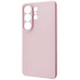Накладка (з мікрофіброю) GETMAN Liquid Silk Full Camera для Samsung S26 Ultra- пастельно-рожевий