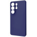 Накладка (з мікрофіброю) GETMAN Liquid Silk Full Camera для Samsung S26 Ultra- темно-синій