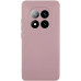 Накладка (з мікрофіброю) GETMAN Liquid Silk Full Camera для Xiaomi Redmi Note 15 Pro 4G- пастельно-рожевий