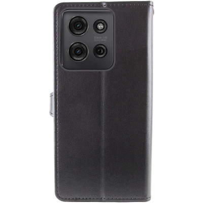 Чохол-книжка GETMAN Gallant шкіряний для Motorola Moto G67 / Moto G77- чорний