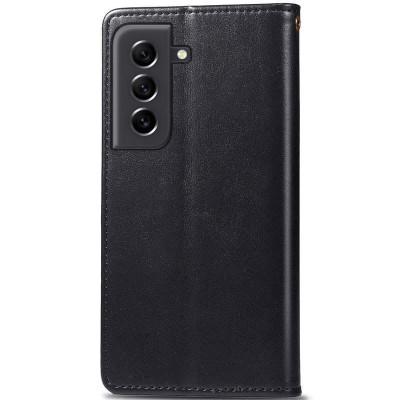 Чохол-книжка GETMAN Gallant шкіряний для Samsung S25 FE- чорний
