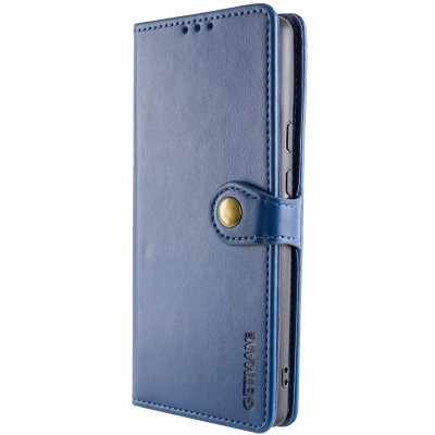 Чохол-книжка GETMAN Gallant шкіряний для Xiaomi Redmi Note 15 Pro 5G- синій Чохол-книжка GETMAN Gallant шкіряний для Xiaomi Redmi Note 15 Pro 5G- синій