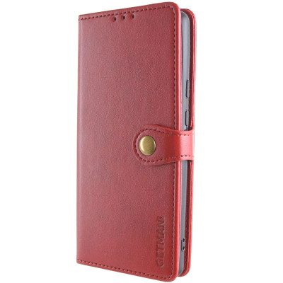 Чохол-книжка GETMAN Gallant шкіряний для Xiaomi Redmi Note 15 Pro Plus 5G / Poco M8 Pro- червоний Чохол-книжка GETMAN Gallant шкіряний для Xiaomi Redmi Note 15 Pro Plus 5G / Poco M8 Pro- червоний