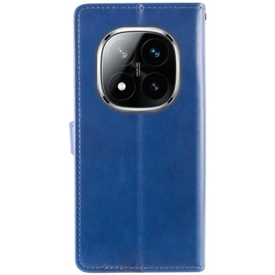 Чохол-книжка GETMAN Gallant шкіряний для Xiaomi Redmi Note 15 Pro Plus 5G / Poco M8 Pro- синій