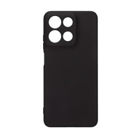 Накладка (з мікрофіброю) GETMAN Liquid Silk Full Camera для Motorola Edge 60 Fusion- чорний