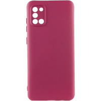 Накладка (з мікрофіброю) GETMAN Liquid Silk Full Camera для Samsung A31 / A315- марсала Накладка (з мікрофіброю) GETMAN Liquid Silk Full Camera для Samsung A31 / A315- марсала