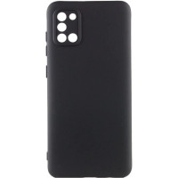Накладка (з мікрофіброю) GETMAN Liquid Silk Full Camera для Samsung A31 / A315- чорний