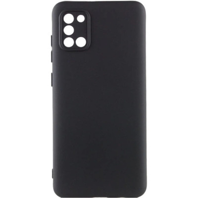 Накладка (з мікрофіброю) GETMAN Liquid Silk Full Camera для Samsung A31 / A315- чорний Накладка (з мікрофіброю) GETMAN Liquid Silk Full Camera для Samsung A31 / A315- чорний