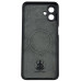 Накладка (з мікрофіброю) Silicone Cover Lakshmi Full Camera with Magnetic для Samsung A07- чорний