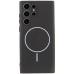 Накладка (з мікрофіброю) Silicone Cover Lakshmi Full Camera with Magnetic для Samsung S26 Ultra- чорний