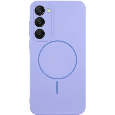 Накладка (з мікрофіброю) Silicone Cover Lakshmi Full Camera with Magnetic для Xiaomi Redmi 15 (UA/Europe 171mm)- бузковий