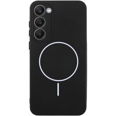 Накладка (з мікрофіброю) Silicone Cover Lakshmi Full Camera with Magnetic для Xiaomi Redmi 15 (Global)- чорний